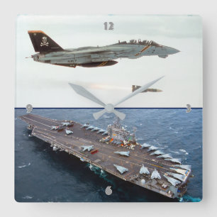 RELOJ CUADRADO F-14 TOMCAT