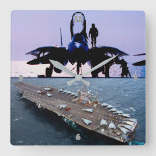 RELOJ CUADRADO F-14 TOMCAT