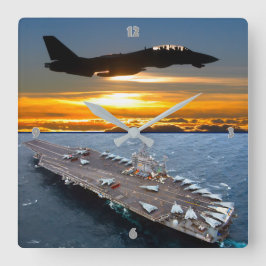 RELOJ CUADRADO F-14 TOMCAT