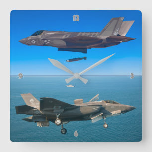 RELOJ CUADRADO F-35B LIGHTNING II