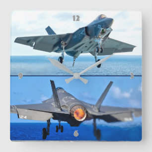 RELOJ CUADRADO F-35C LIGHTNING II