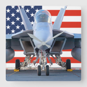 RELOJ CUADRADO F/A-18F SUPER HORNET