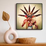 Reloj Cuadrado Face Wood Funny Muñeca Kachina Disfruta Cada Momen<br><div class="desc">¿Quién puede resistir una cara como esta? Recuerda "disfrutar cada momento" mientras usas este carácter peculiar y colorido, reloj de pared fotográfico. Hace un gran regalo para alguien especial! Puede personalizar fácilmente este reloj de pared fotográfico además de ofrecer personalización de cualquier producto. Por favor, envíame cualquier pregunta o petición....</div>