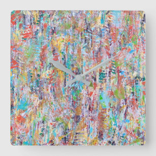 Reloj Cuadrado Falling Leaves Wall Clock