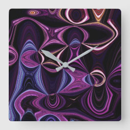 Reloj Cuadrado Falseamiento de tiempo de ciencia ficción