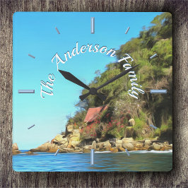 Reloj Cuadrado Familia Serene Yelapa 0758