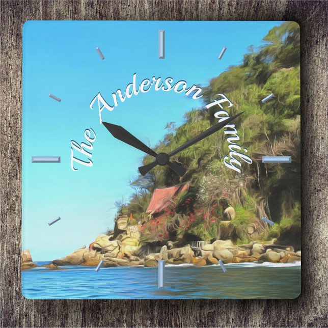 Reloj Cuadrado Familia Serene Yelapa 0758 (Subido por el creador)