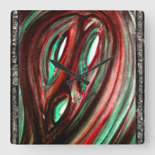 Reloj Cuadrado Fantasma de soledad