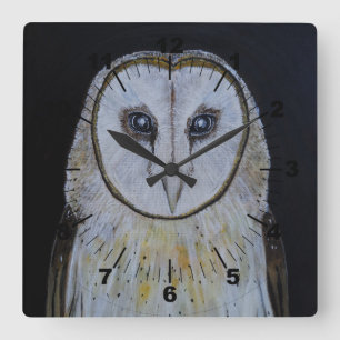 Reloj Cuadrado Fantasmas de la Noche Pintura de Alfred Fox