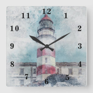 Reloj Cuadrado Faro