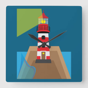 Reloj Cuadrado Faro