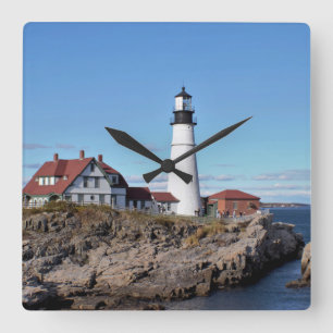 Reloj Cuadrado Faro de Portland Head
