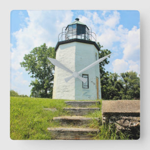 Reloj Cuadrado Faro de Stony Point, Nueva York