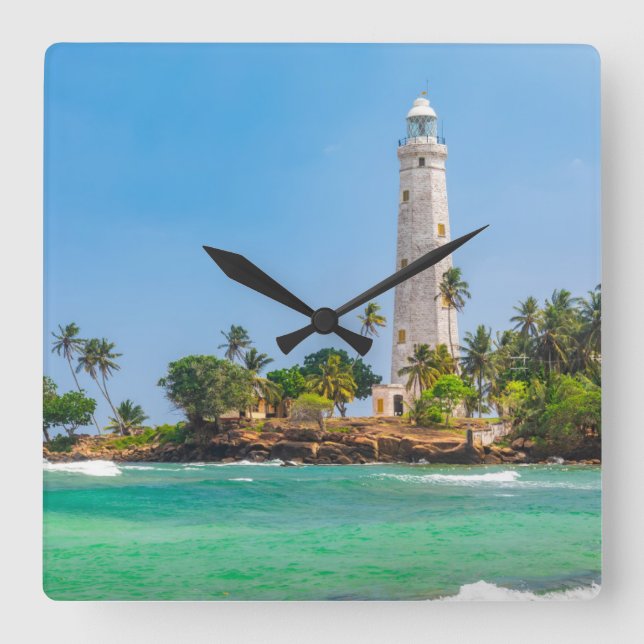 Reloj Cuadrado Faros | Dewundara Sri Lanka (Anverso)