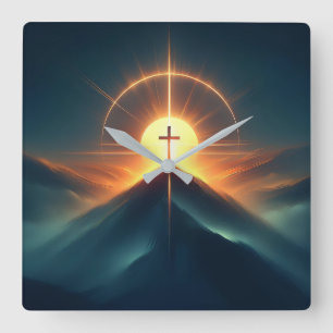 Reloj Cuadrado Fe eterna