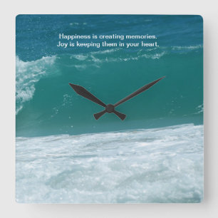 Reloj Cuadrado Felicidad y alegría