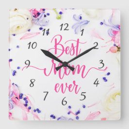 Reloj Cuadrado Feliz Día de la Madre