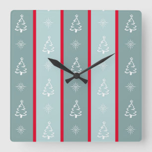 Reloj Cuadrado Feliz Navidad