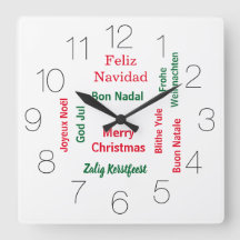 Feliz Navidad, diferentes idiomas