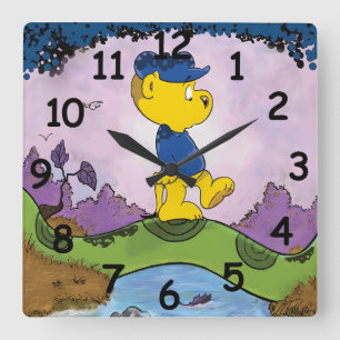 Reloj Cuadrado Ferald Picture Book