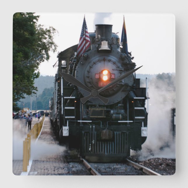 Reloj Cuadrado Ferrocarril del Gran Cañón (Anverso)