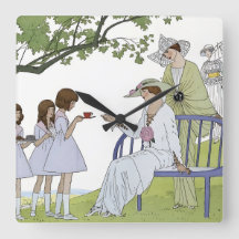 Fiesta de té en el jardín