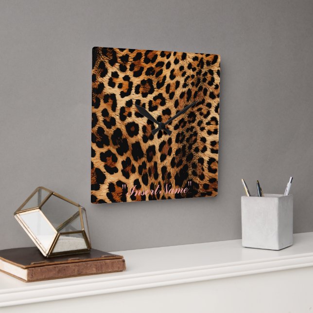 Reloj Cuadrado Fiestas felinas (Oficina)