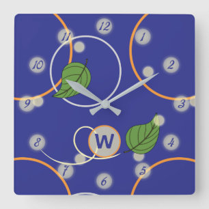 Reloj Cuadrado Fireflies Over Water Clock