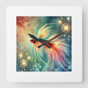 Reloj Cuadrado Firefly Fish 200824AREF125 - Watercolor