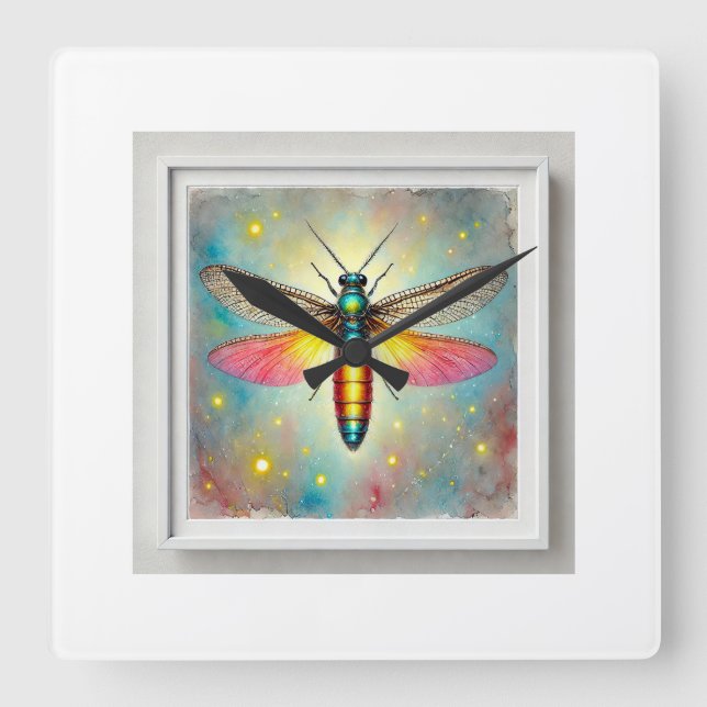 Reloj Cuadrado Firefly in Nature 200724AREF111 - Watercolor (Anverso)