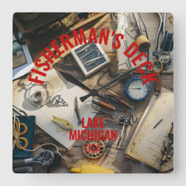 Reloj Cuadrado Fisherman’s Deck 