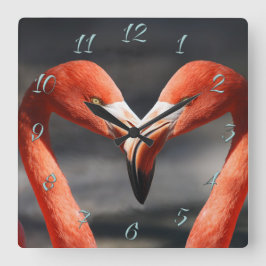 Reloj Cuadrado Flamenco de San Valentín