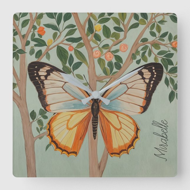 Reloj Cuadrado Flexibilidad fluida Personalizada (Anverso)