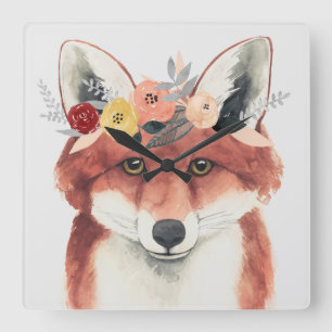 Reloj Cuadrado Flor Crown Forester Fox