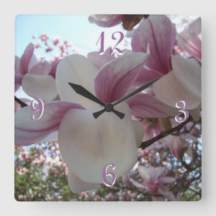 Reloj Cuadrado Flor de cerezo