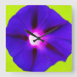 Reloj Cuadrado Floral Cuadrado