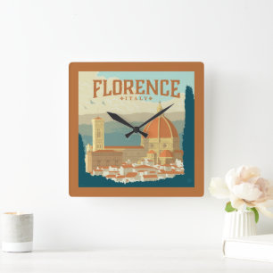Reloj Cuadrado Florencia, Italia