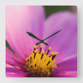 Reloj Cuadrado Flower Close