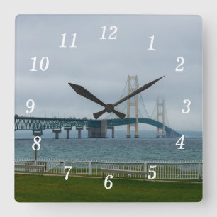 Reloj Cuadrado Foggy Mighty Mac Wall Clock