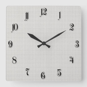 Reloj Cuadrado Fondo de lienzo