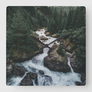 Reloj Cuadrado Forests   Grison Graubunden Canton