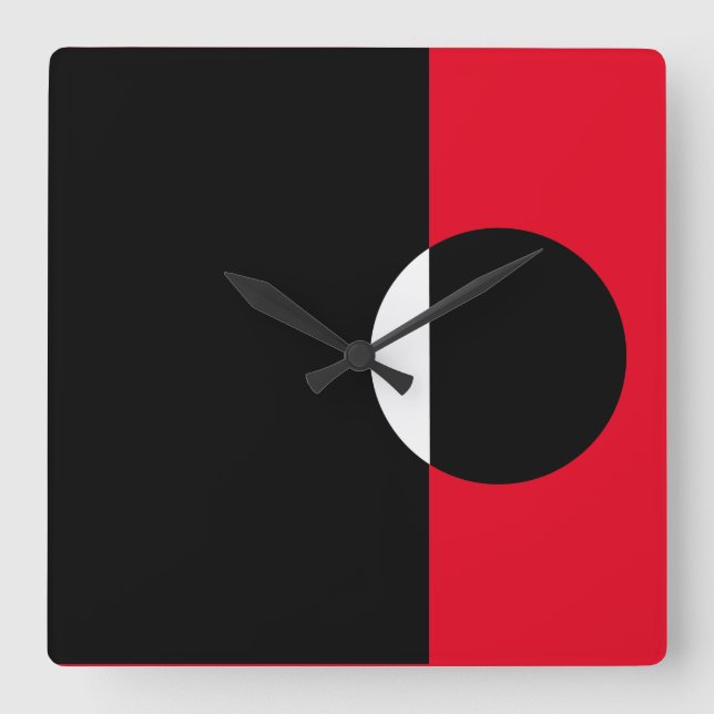 Reloj Cuadrado Formas de Mod Art (Anverso)