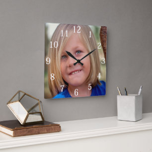 Reloj Cuadrado Foto familiar de personalizado