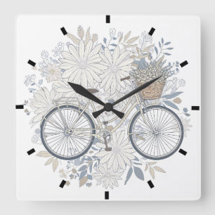 Reloj Cuadrado Foto personalizada Regalo moderno del día de la ma