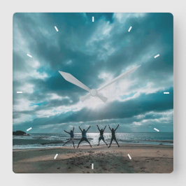 Reloj Cuadrado Foto personalizado personalizada