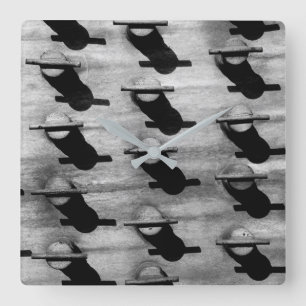 Reloj Cuadrado Fotografía de arte industrial