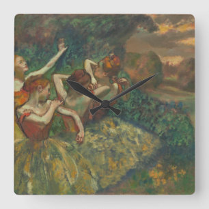 Reloj Cuadrado Four Dancer by Degas Square Clock