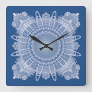 Reloj Cuadrado Fractal pattern