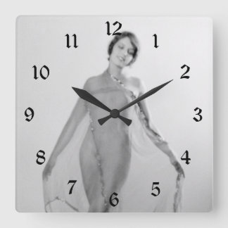 Reloj Cuadrado Francesca es una chica hermosa, Hermosa chica ital