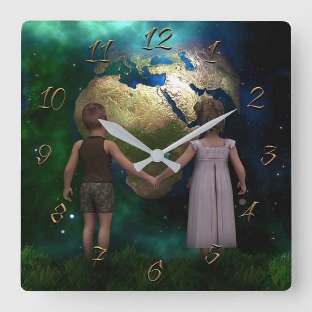Reloj Cuadrado Fraternidad (Anverso)